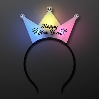 Happy New Year Crown Light Up Headband