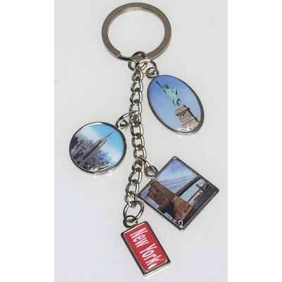 Multi Charm Key Tag