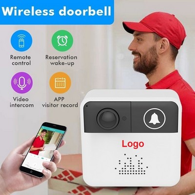 Smart Video Doorbell Wireless Home WIFI Security Camera With Indoor Chime, 32G SD Card