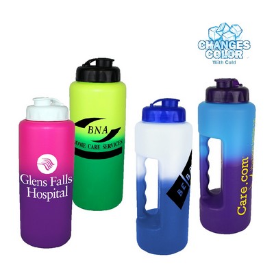 32 Oz. Mood Grip Bottle w/Flip Top Cap