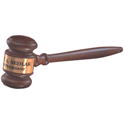 Solid Walnut Large Gavel Only