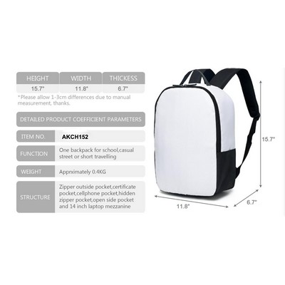 Backpack w/Large Imprint Area