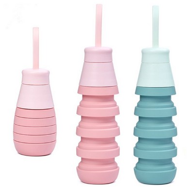 17 OZ Portable Foldable Silicone Cup