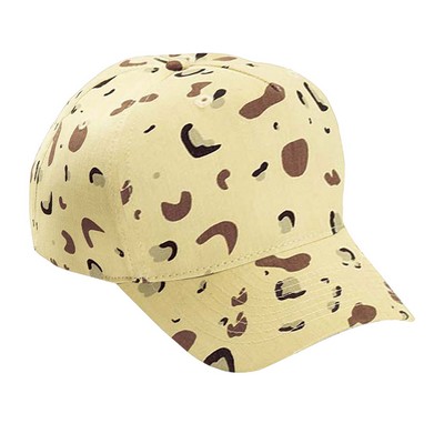 5 Panel Desert Camo Cap