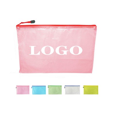 Zipper Mesh File Bag