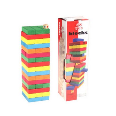 Wooden Blocks Stacking Game