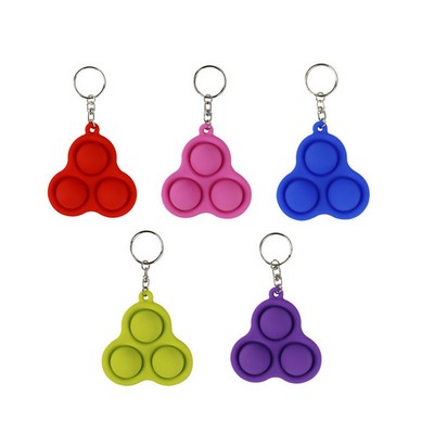 Pop It Bubble Keyring Toy