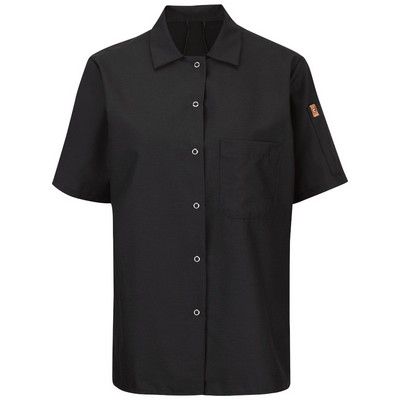 Red Kap Culinary - Women's Short Sleeve Cook Shirt with OilBlok + MIMIX™