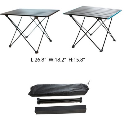 Large Portable Ultralight Aluminum Folding Camping Table