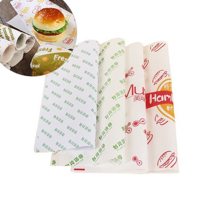 Custom food wrap paper