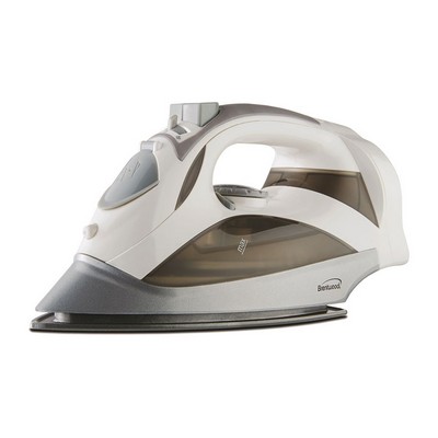 White Steam Iron w/Retractable Cord