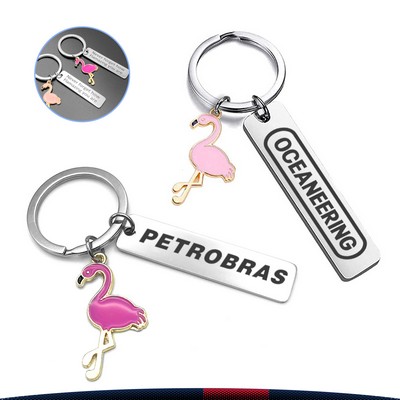 Flamingo Keychain