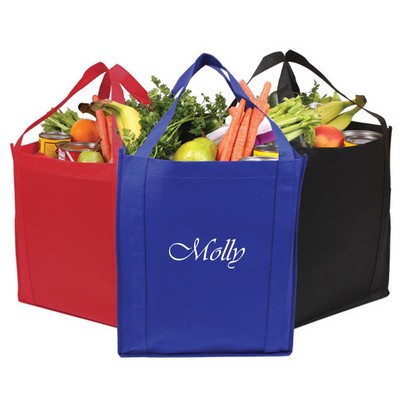 80gsm Non-Woven Grocery Tote Shopping Bag