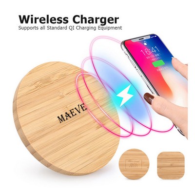 Bamboo Wireless Charger 10W