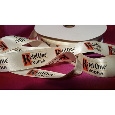 Double Faced Polyester Bridal Satin Tiffany Ribbon w/Dye-Sublimation (2¼" x 50 Yard Roll)