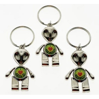 Alien Key Tag w/Dangling Arms & Legs