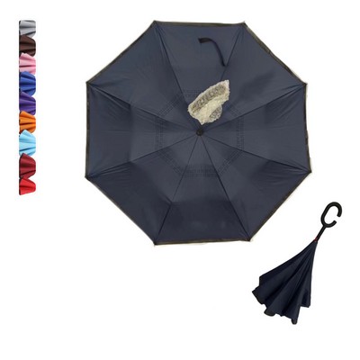 49" Double Layer Inverted Umbrella