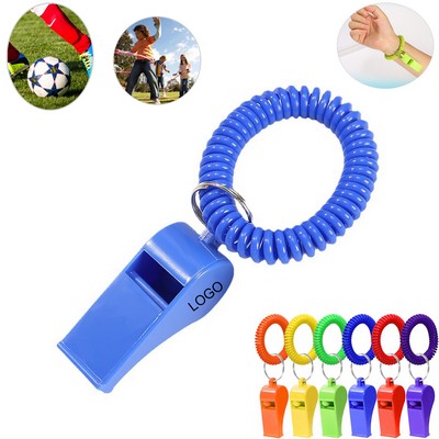 Plastic Sport Bracelet Whistles