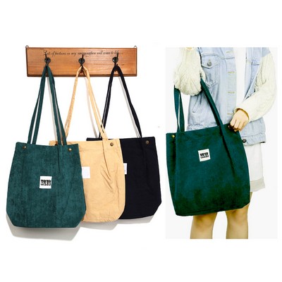 Corduroy Tote Bag