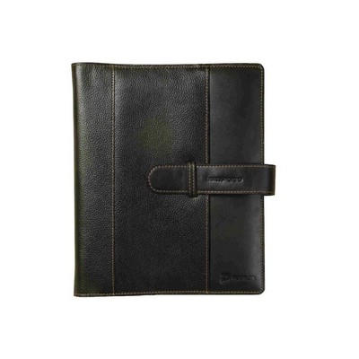 Leather Padfolio with 6-Ring Binder