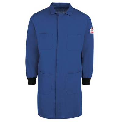 Bulwark™ Men's FR Lab Coat w/Knit Cuffs - Royal Blue