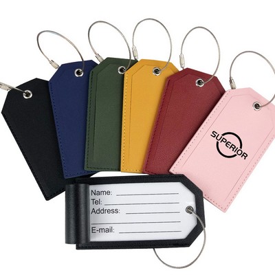 PU Leather Luggage Tags