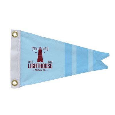 8" x 12" Polyester Burgee Flag Single-Sided