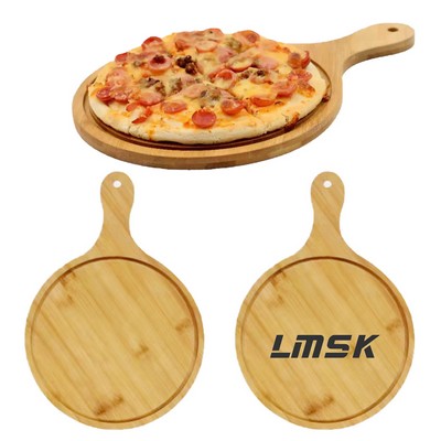 10" Bamboo Pizza Cutting Board