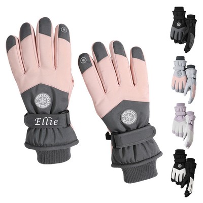 Winter Waterproof & Windproof Ski Gloves