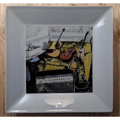 8'' Square Porcelain Custom Printed Side Plate