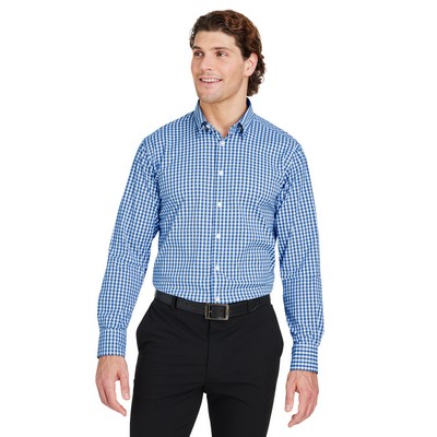 Devon and Jones CrownLux Performance® Men's Gingham Shirt