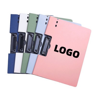 Classic A4 Letter Size Punchless Binder Clip/File Folder w/Clamp & Cover