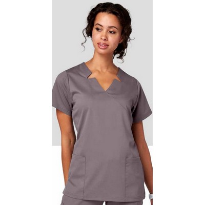 Meta® Scrubs Ladies Notch Top Shirt