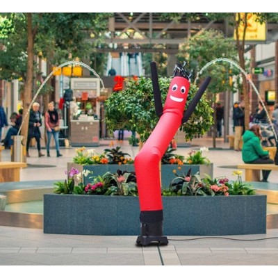 Red with Black Arms Inflatable Tube Man