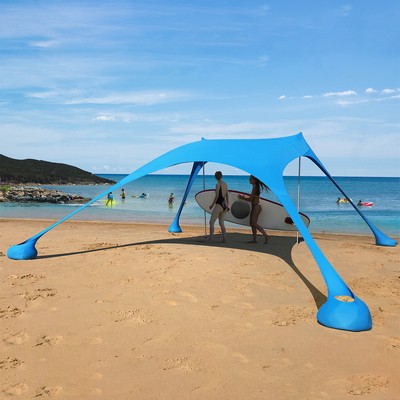 Portable Pop Up Beach Sunshade w/Carrying Bag (80''X80'')