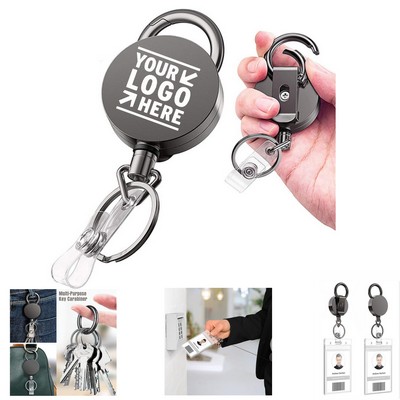 Metal Retractable Badge Holder