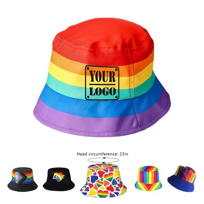 Custom Rainbow Pride Unisex Bucket Hat