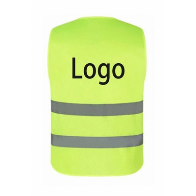 Safety Vest With Reflective Tape