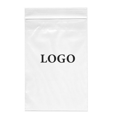 Zip Lock Printed Bags 4 Mil. (Ink Imprinted) 14"x17"