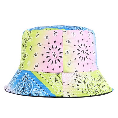 #8 Polyester Reversible Fashion Sun Hat Bucket Hat