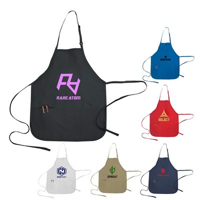 Adjustable Poly-Cotton Apron