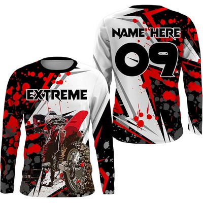 Custom Full Color Dye Sublimation Long Sleeve T-Shirt