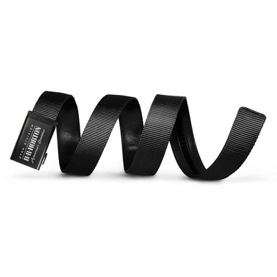 Solid Swat Black Buckle, Black Nylon Strap