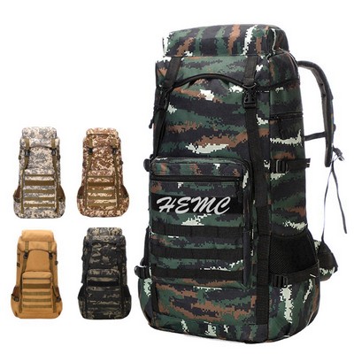 Large Capacity Camping Military Backpack Molle Rucksack