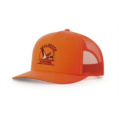 Richardson® 882FP Blaze Orange Five Panel Trucker Hat