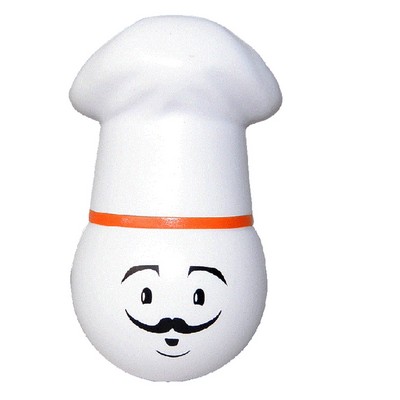 Smiling Chef with Hat Stress Ball