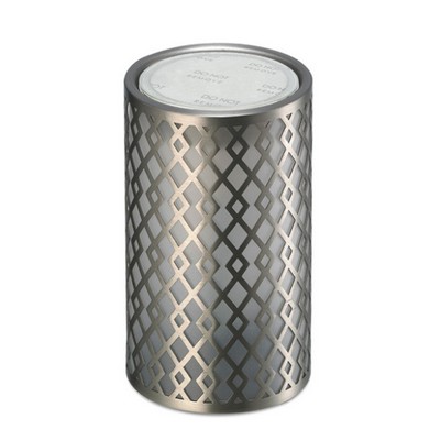 Serene House Arrow Silver Metal No-Spill Wax Melt Warmer, Silver