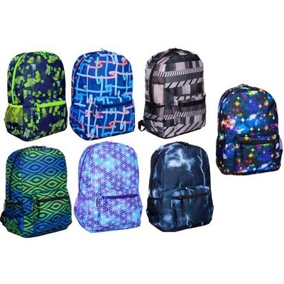 16 Backpacks - Assorted Styles (Case of 24)