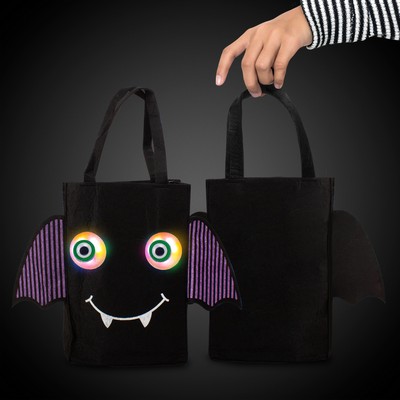 Bat Light Up Trick or Treat Bag (Blank)