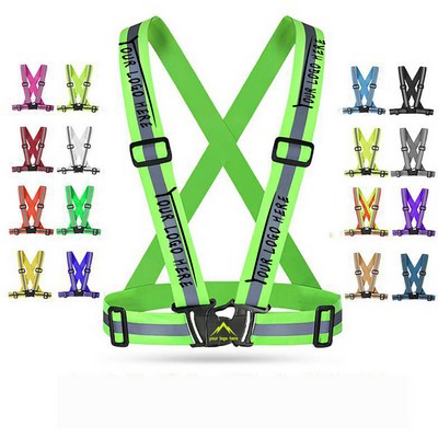 Safety Reflective Vest Strap for Men Women